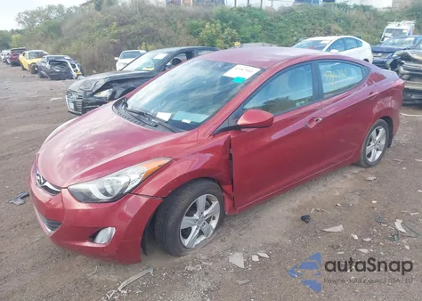 2012 Hyundai Elantra Gls (Ulsan Plant) из США, поврежденный, VIN KMHDH4AE5CU469704